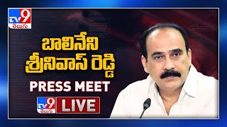 YCP Balineni Srinivasa Reddy Press Meet LIVE - TV9