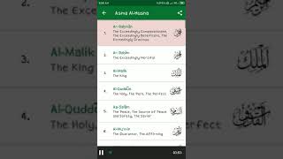 Asma-Ul-Husna(99 Names Of Allah) Muslim Pro App