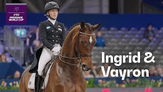 Ingrid Klimke stepping into the spotlight with Vayron NRW 🤩 | FEI Dressage World Cup™ Amsterdam 2025