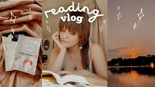 whimsical reading vlog 🌄✨ 2 books, sunset picnics, & summer reads