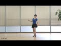 cosmos line dance 코스모스 초급왈츠 high beginner junghye yoon tutorial