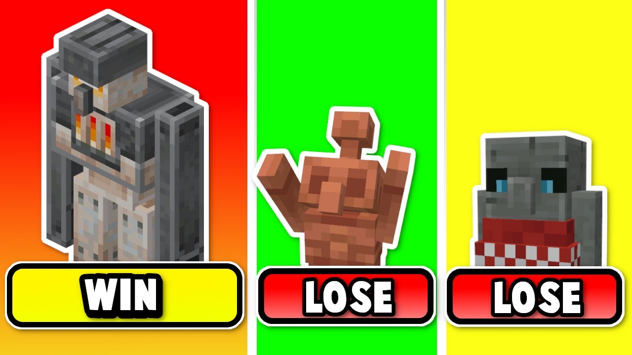 Why Are Golems Not Winning Minecraft Live Mob Vote Youtube