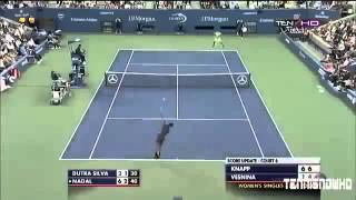 US Open  2013 R2   Highlights  Rafael Nadal vs Rogerio Dutra Silva 1)