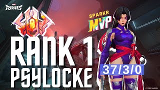 SparkR | Rank 1 Psylocke Gameplay | Season 1