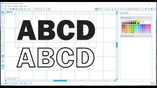 Cutting a Font's outline in Silhouette Cameo