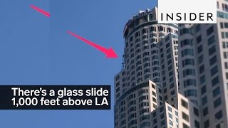 There’s a glass slide 1,000 feet above LA