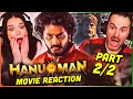 HANU-MAN Movie Reaction Part (2/2)! | Teja Sajja | Amritha Aiyer | Varalaxmi Sarathkumar