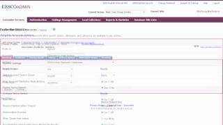 Creating User Profiles with EBSCOadmin - Tutorial