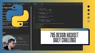 LeetCode Daily Challenge | 705. Design HashSet | Python Coding Vlog