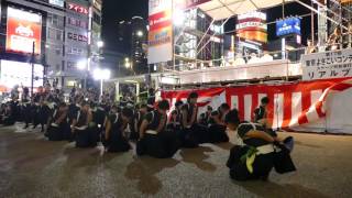 東京農業大学　百笑（ 2016東京よさこい・駅前メイン会場・色紡ぎ）