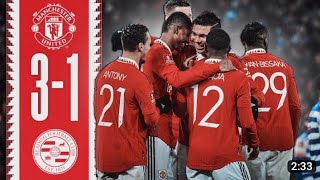 Manchester united 3-1Reading facup highlights/Casemiro double &Fred stunning goal😱😱#manunited