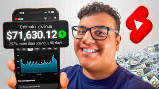 I Tried YouTube Shorts For 100 Days | Results (I Made Thousands!)
