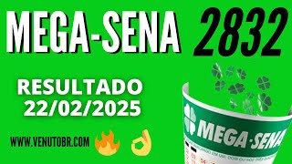 🍀 Resultado Mega-Sena 2832, resultado da mega-sena de hoje concurso 22/02