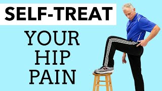 How to Self-Treat Pain On the Side of Your Hip. (Trochanteric Bursitis, Gluteal Tendinopathy)