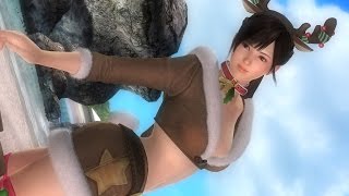 DOA5 Kokoro (DEAD OR ALIVE 5 こころ アルティメットグラビア 聖なる夜のクリスマスコスチューム)