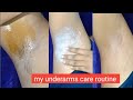 my underarms care routine || armpit waxing at home || how to maintain black armpit