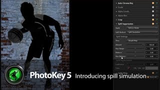 Spill simulation for green screen photos in PhotoKey 5