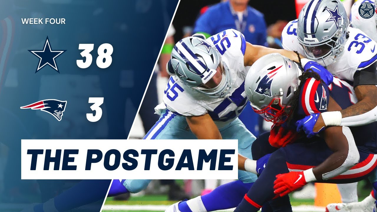 Cowboys Vs Patriots | The Postgame | Blogging The Boys - YouTube