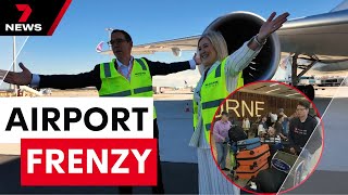 Melbourne Airport reaching for records, celebrating by slashing fares to Europe and Asia | 7NEWS