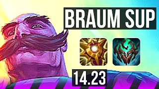 BRAUM & Ashe vs NAUTILUS & Jhin (SUP) | KR Challenger | 14.23