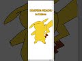 DRAWING PIKACHU IN PYTHON 😋😍 #30daysofpythonchallenge #python #coding #shorts #viral #trending