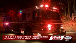 Man shot by police in Ashland identified as Demitiri Zimmer, of Laconia