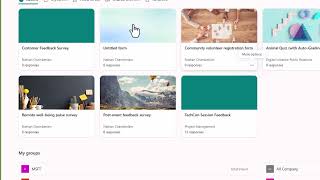 How to move a personal form in Microsoft Forms to a group or team