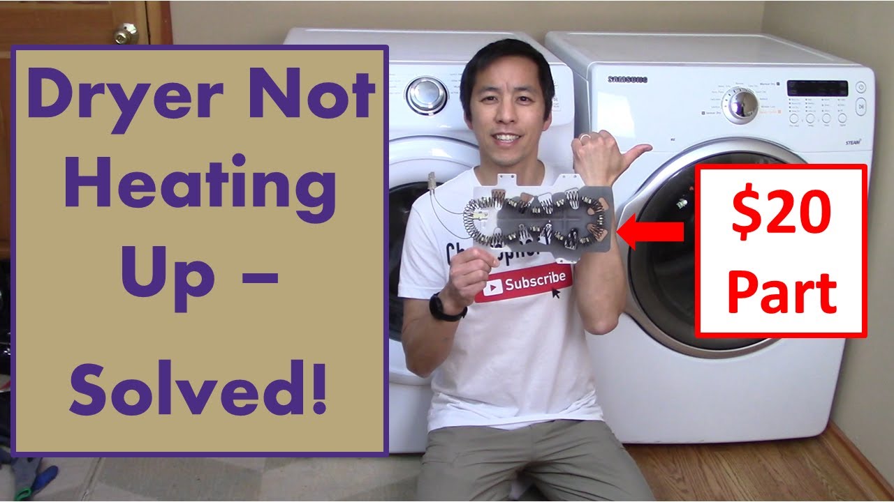 Dryer Not Heating Up – Solved! - YouTube