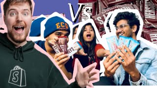 WE TRIED MR BEAST FEASTABLES CHOCOLATE | FEASTABLES vs HERSHEY’S | VLOG 28/29 #mrbeast #feastables