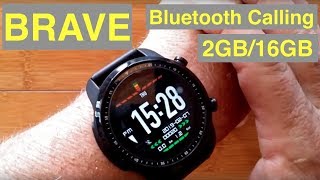 KOSPET BRAVE 4G Android 6 IP68 Waterproof 2G+16G Bluetooth Calling Smartwatch: Unboxing and 1st Look