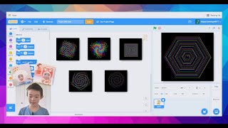YT's Scratch tutorial-14: Draw Patterns by using "Pen" category