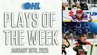 OHL Plays of the Week: Jan. 16/25