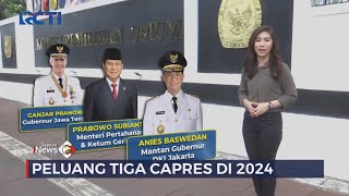 Peluang Ganjar, Prabowo, dan Anies Jadi Capres di 2024
