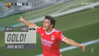 Goal | Golo João Neves: Sporting 2-(2) Benfica (Liga 22/23 #33)