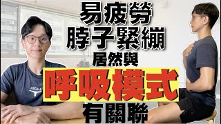 【三種呼吸模式差異】易疲勞脖子緊繃與呼吸的關聯｜呼吸模式檢測