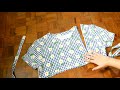 thrift flip 1 terno from oversize dress how to make square top u0026 wrap skirt