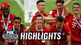 Bayern Beats Wolfsburg Lifts Bundesliga Trophy For 8th Straight Year 2020 Bundesliga Highlights