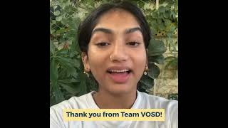 Sanika Samant sponsors a meal at VOSD to celebrate her birthday