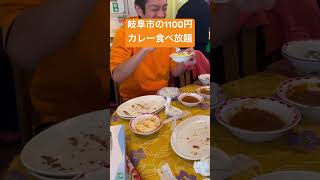 岐阜市の1100円カレー食べ放題　インドや・ながら　ランチ　岐阜県　おすすめ　人気　隠れ名店　行列　有名店　グルメ　美味しい　インドカレー　ナン　ビュッフェ　バイキング　駐車場有り　昼飯　家族でご飯