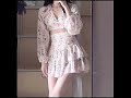 houzhou boho floral ruffle skirt women elegant fairycore high waist a line pleated mini skirt sexy b