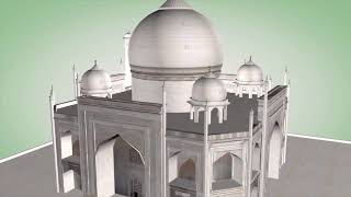 3D Model : Taj Mahal