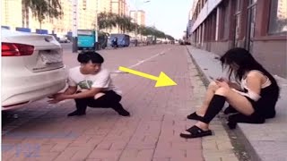 Funny Comedy s 2019 - New Chinese Funny Pranks Compilation Try Not To Laugh P7