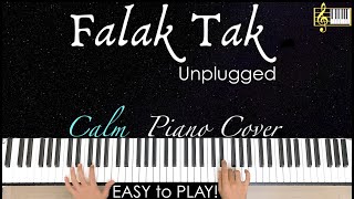 Falak Tak | Piano Cover with Lyrics | Unplugged | Udit Narayan | Piano Karaoke | by Roshan Tulsani