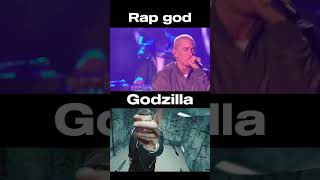 RAP GOD Vs GODZILLA: Speed #rap #eminem #rapgod