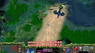 【DOTA解说】大后期极限5杀，食人魔法师！情书dota 【情书DOTA解说】