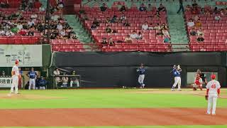 【2023 CPBL】08/15 張進德 右外野安打 | GUARDIANS #69 CHANG Chin Te | 富邦悍將 vs 味全龍