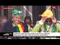 President Mnangagwa arrives for Zanu-PF final election rally