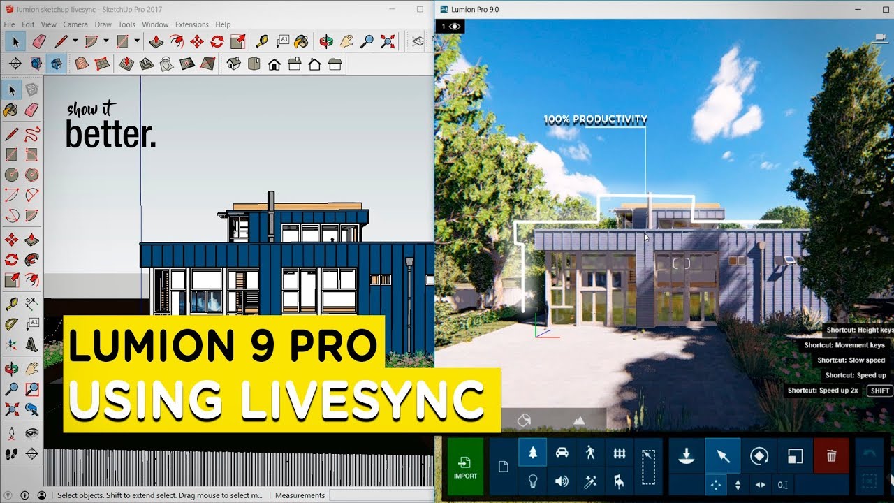 Lumion 9 Tutorial Using LiveSync In The Best Way!! - YouTube