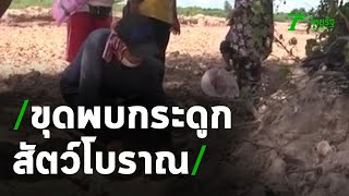 ฮือฮา! ชาวบ้านขุดพบกระดูกสัตว์โบราณ | 19-07-63 | ตะลอนข่าว