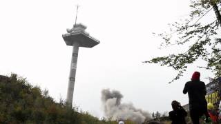 Sprengung - Turm Pyramidenkogel